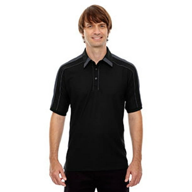 S Tempo Mens Recycled Polyester Performance Textured Polo Shirt Nautical B... S Tempo Mens Recycled Polyester Performance Textured Polo Shirt Nautical B...